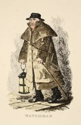 Veilleur de nuit du Magazine de poche du gentleman, pub. 1827